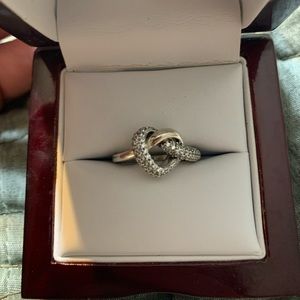 Pandora Knotted Heart Ring